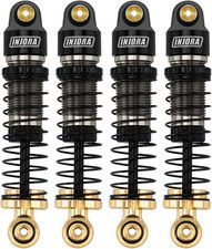 40Mm Big Bore Oil Shock Absorber for 1/24 SCX24 FCX24M Upgrade, 4.3G/Each(Black