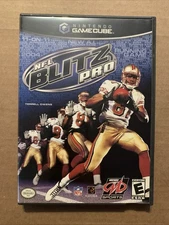 NFL Blitz Pro (Nintendo GameCube, 2003) Case & Manual Only (No Disc) Replacement