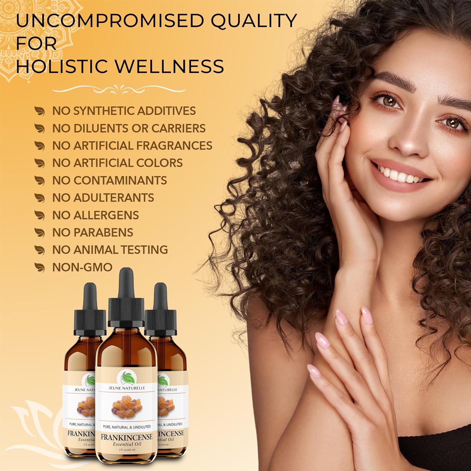 Frankincense Oil - 100% Pure, Natural, Therapeutic Grade 2 Fl Oz (Pack of 1) 