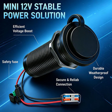 12V 24V to 30V 3.5A DC Step-Up Converter Waterproof Round Embedded Power Voltage