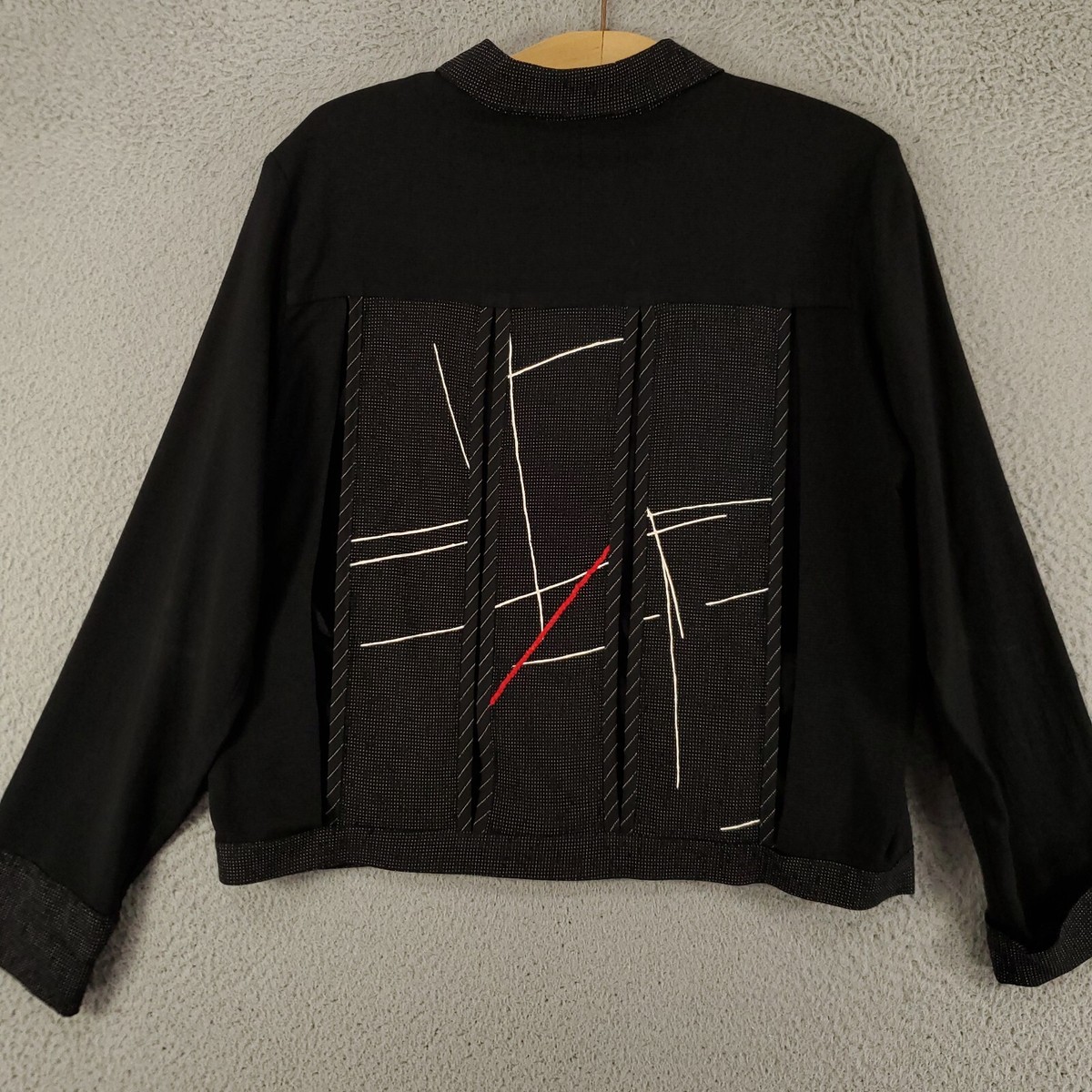 トップス ESTNATION Black Designed Blouse ESTNATION Black Designed Blouse トップス