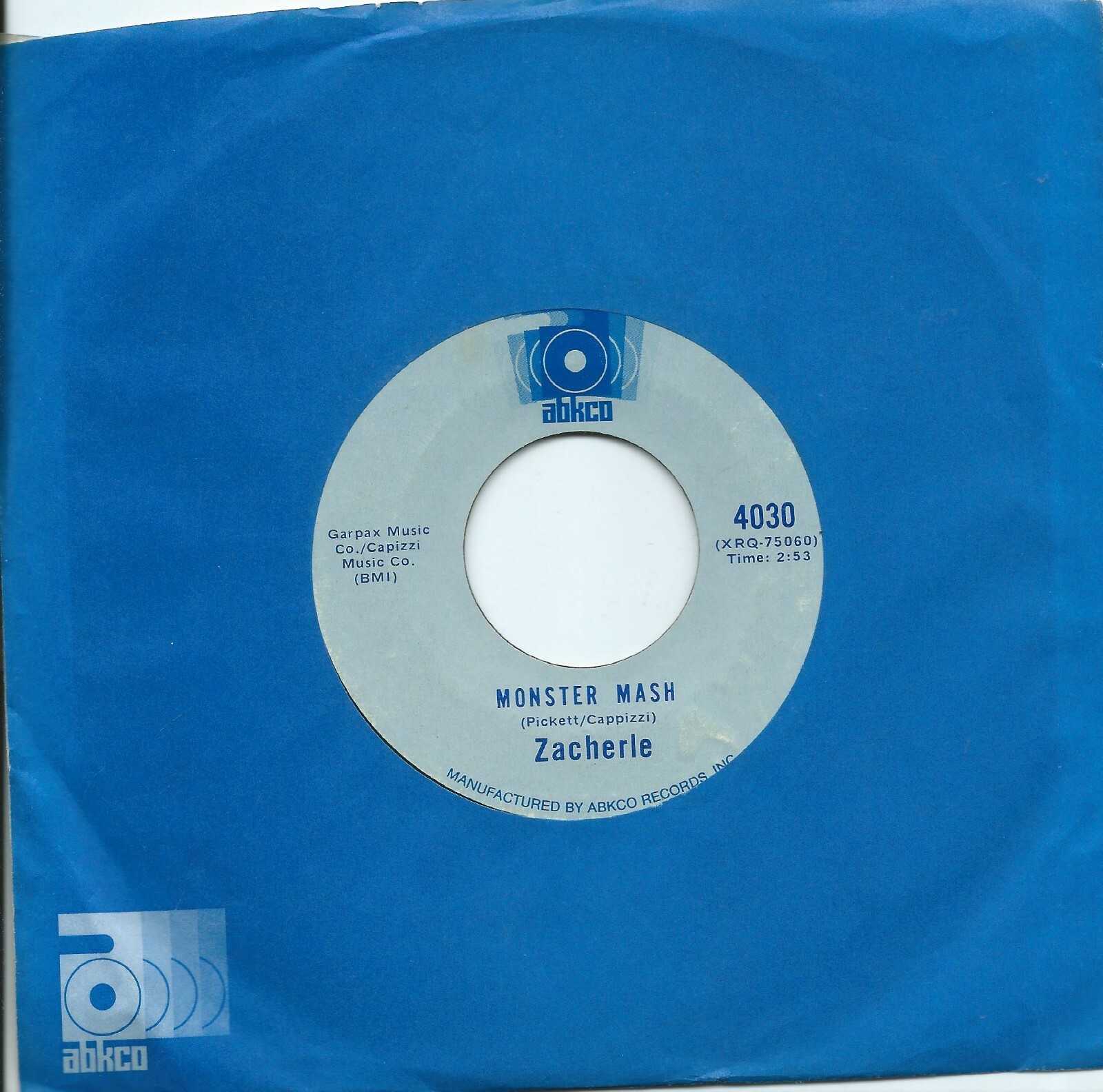 ZacherleDinner with Drac/Monster MashUS Abkco eBay