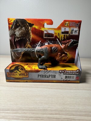Jurassic World Dominion Pyroraptor Action Figure Mattel Extreme Damage New 2021