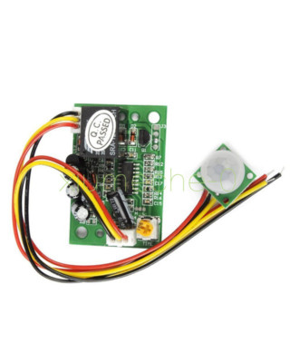 12V PIR IR Pyroelectric Infrared Module Adjustable Relay Output Sensor TOP