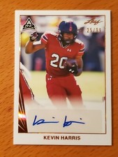 2021 Leaf Memories '90 Auto Bronze Kevin Harris S Carolina Patriots RB #