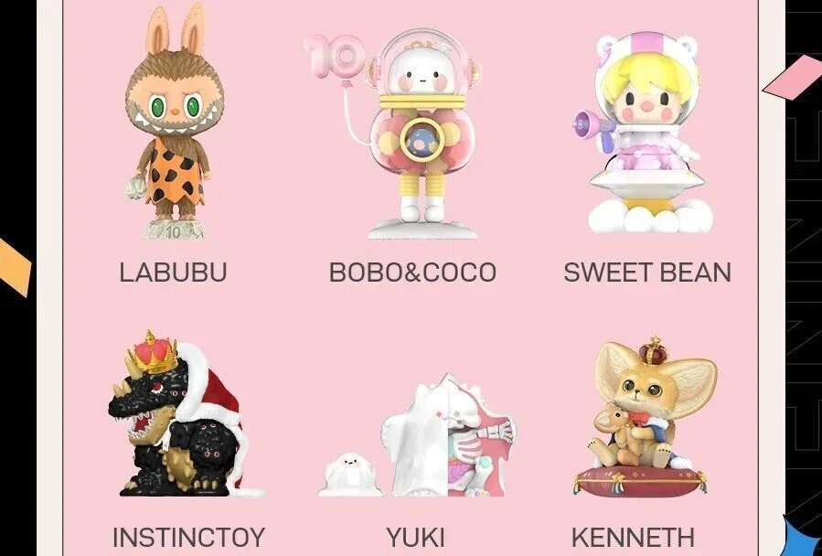POP MART 10th Anniversary Series Blind Box Confirmed Figure Toy