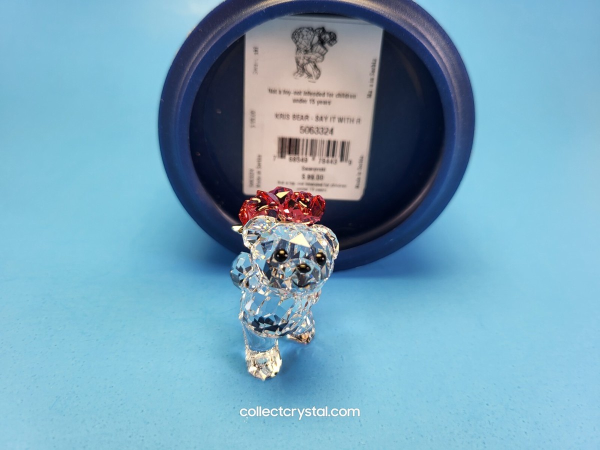 Swarovski Kris Bear Say It With Roses 5063324 Valentine | eBay