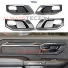 Carbon Inner Door Handle Cover Trim Accessories For Dodge RAM 1500 TRX 2023 2024