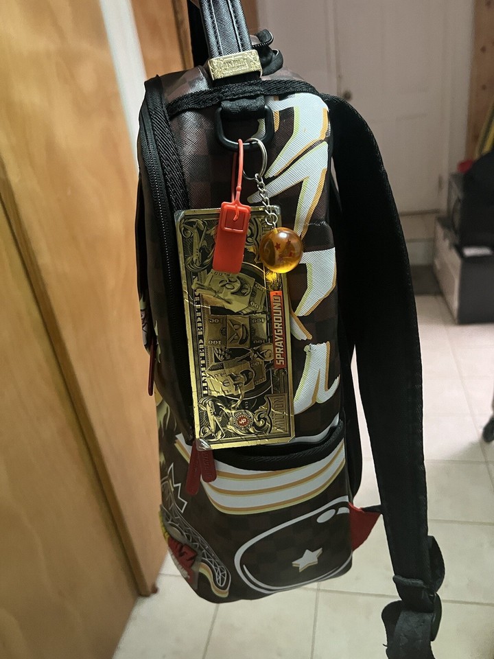 Sprayground Book Bag Limited Edition Dragon Ball Z Goku Saiyan Series