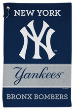 MLB New York Yankees "Bronx Bombers" Sports/Golf Bag Fan Towel 16" x 25"