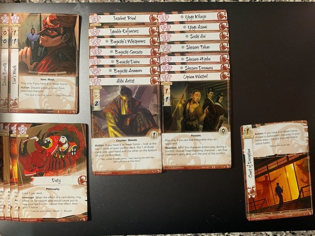 Legend of the Five Rings - Scorpion Clan (22 Cards) - Clan Packs L5R ...
