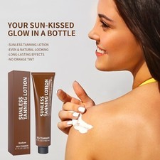 Self Tanner   Long Lasting Sunless Tanning Lotion, Natural Fake for..03/27 CL2