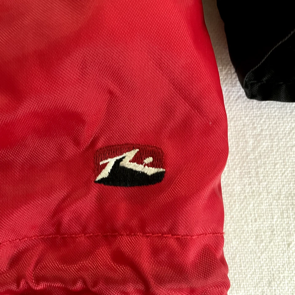 VINTAGE Rusty Brand Jacket Small Adult Red Black Y2K Gorpcore Stakeboarding Ski - Image 2 of 4
