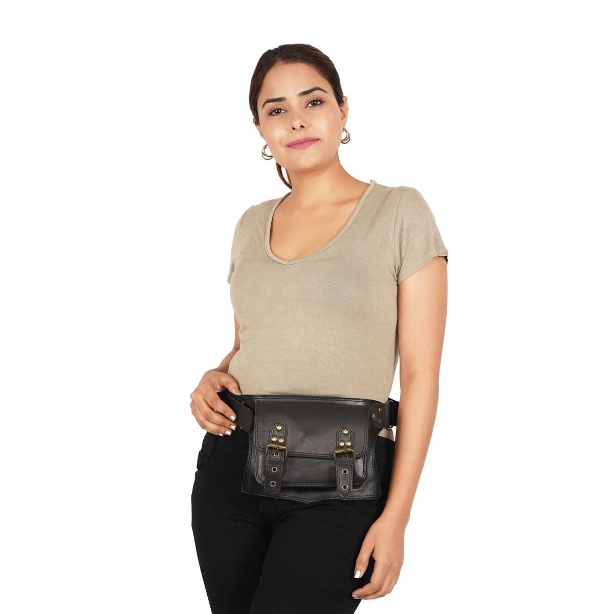 Leather utility cheap belt pouches