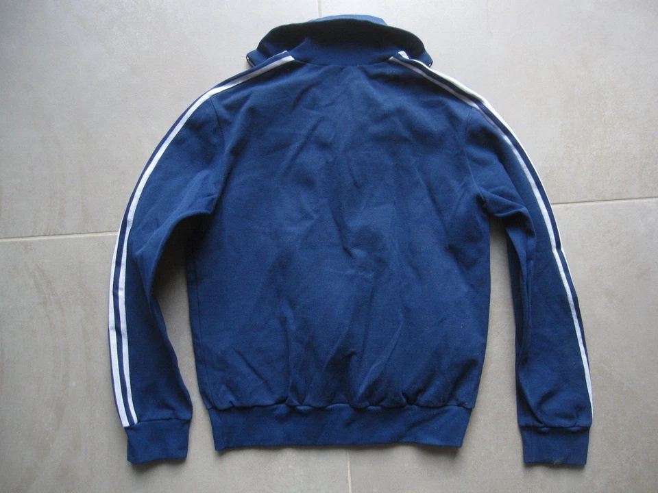Veste Adidas une poche Ventex années 70'S Bleu survêtement Homme taille M - Photo 2/4