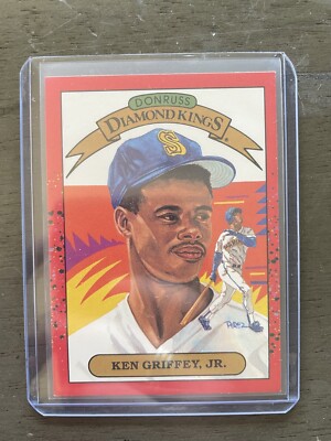 Ken Griffey Jr 1990 Donruss Diamond Kings ERROR 1989 On Back #4 | eBay