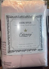 Staniey Pinch Pleat Coverlet Set King SZ 104" x 92" Baby Pink NEW