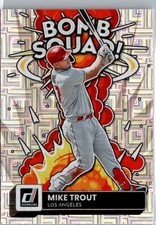 2022 Donruss Bomb Squad Vector Mike Trout #BS-8