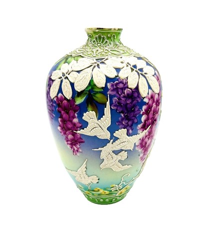 6135224: JAPANESE POTTERY BIZEN WARE FLOWER VASE BY YU