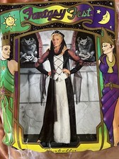 Vintage Medieval Renaissance Dress and headpiece Halloween Women  s S/M