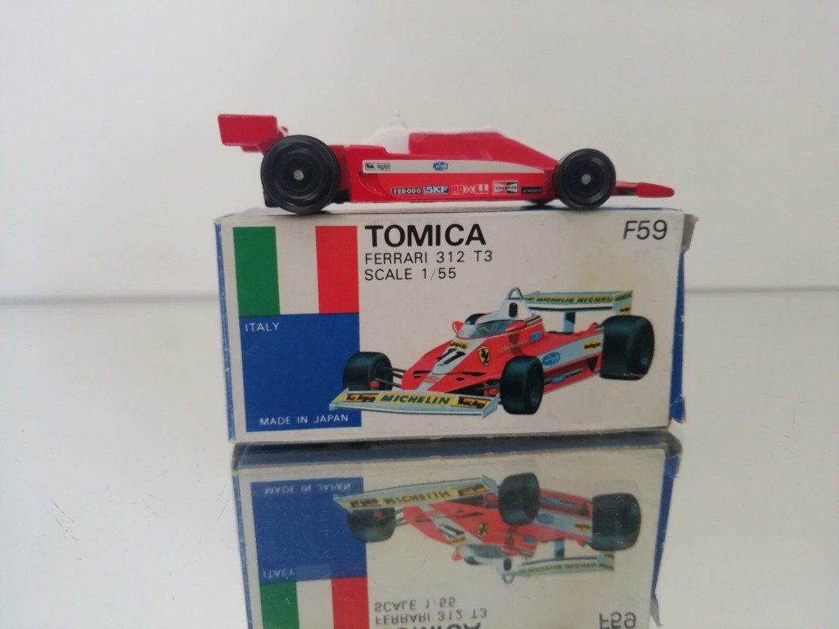 Tomica No F59 Ferrari 312 T3 Formula 1 F1 Japan 1:55 Near Mint in