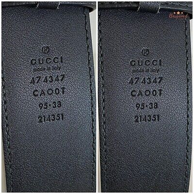 Authentic Gucci Black Pebbled Leather Gold Interlocking G Authentic Gucci Black Pebbled Leather Gold Interlocking G
