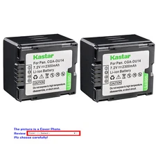 Kastar Replacement Battery for Panasonic CGR-DU14 CGA-DU14 & PV-GS19 PV-GS29