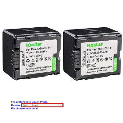 Kastar Replacement Battery for Panasonic CGR-DU14 CGA-DU14 CGA-DU06 CGA-DU06
