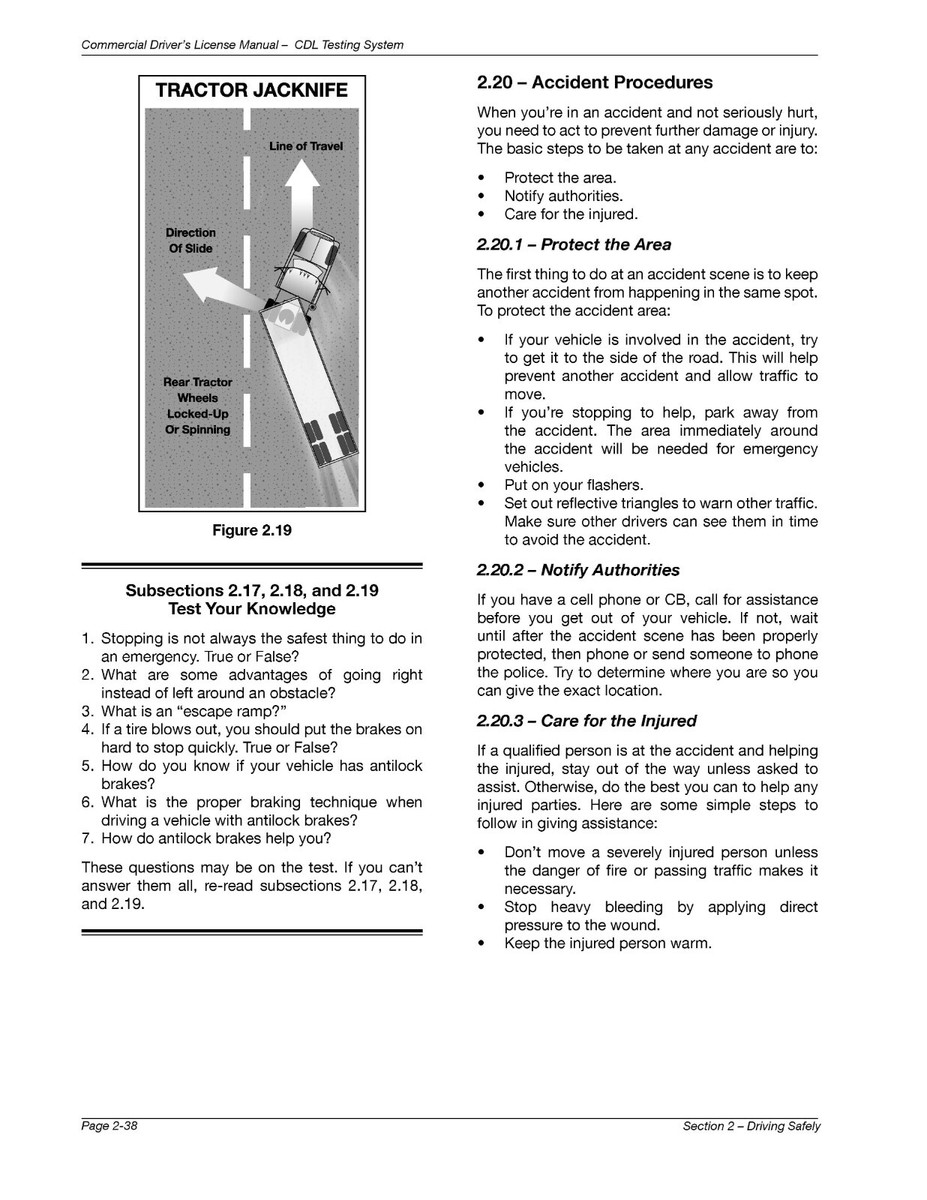 Maryland CDL Driver's License Training Manual – Commercial Driver Study Guide, Printed Copy