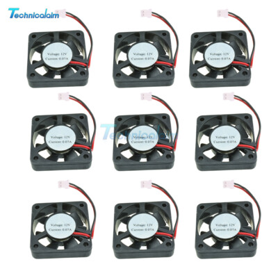 1~10X 12V 4010 Cooling Fan Exhaust Fan 40x40x10 for Raspberry Pi CPU 3D Printer