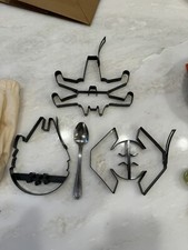 Star Wars Williams Sonoma Pancake Mold Shapes Stencils X-Wing Falcon TIE Fighter