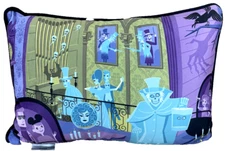 New Disney Parks 50th Haunted Mansion Shag Throw Pillow