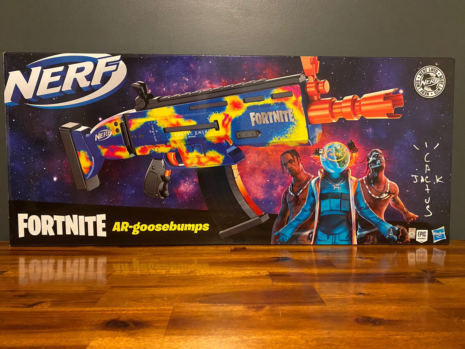 Travis Scott Cactus Jack Fortnite AR-Goosebumps Nerf Elite Dart Blaster - US