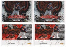 x2 JASSON DOMINGUEZ 2023 Donruss Unleashed Rapture & Vector Holo Prizm RC lot NY