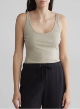 NWT 60 James Perse Ribbed Knit Tank Size 2