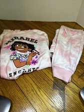 Disney Encanto Hoodie and Jogger Set Mirabel Tie Die New With Tags