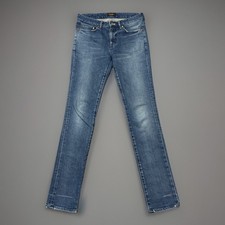 Chimala Chimalayan Women's Straight Jeans Size 27 Blue Dark Wash Denim