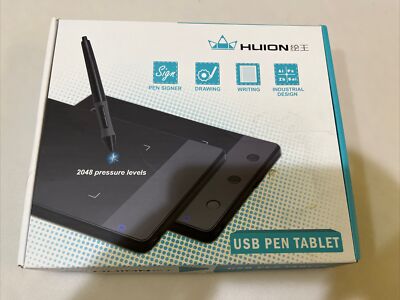 Huion H420 USB Pen Tablet with Digital Cordless Pen-4.17 x 2.23