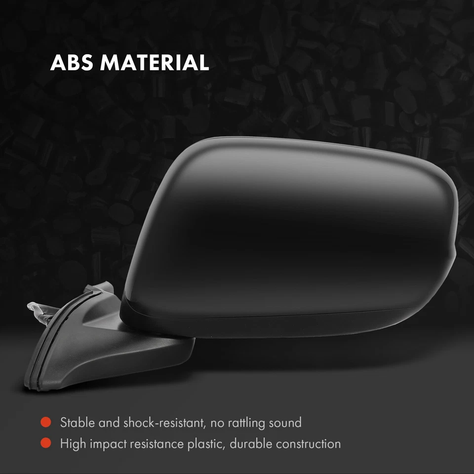 Nuevo espejo retrovisor eléctrico negro del lado izquierdo del conductor para Honda Fit 2009 2010 2011 2012-2014 Foto 3 de 4