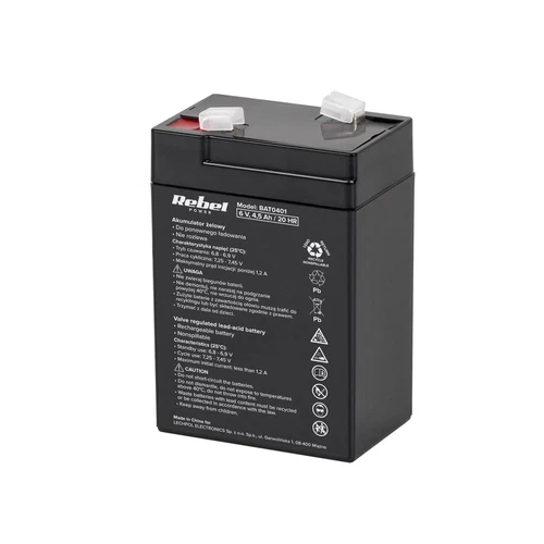 Batterie Gel Rebel 6V 4.5Ah AGM BAT0401