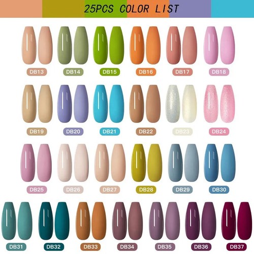 24/25/40/60PCS Smalto Gel UV Led Smalto Nail Art Off Gel Set Gel Unghie - Foto 41 di 82