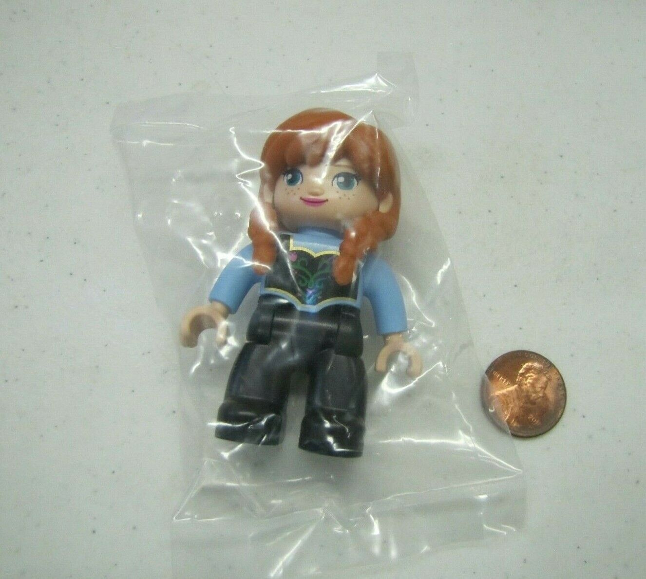 NEW LEGO DUPLO ANNA PRINCESS DISNEY FROZEN Minifig Figure Red-Headed Girl Braids