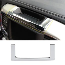 Center Console Storage Box Frame Cover Trim Chrome For Dodge RAM 1500 2010-2017