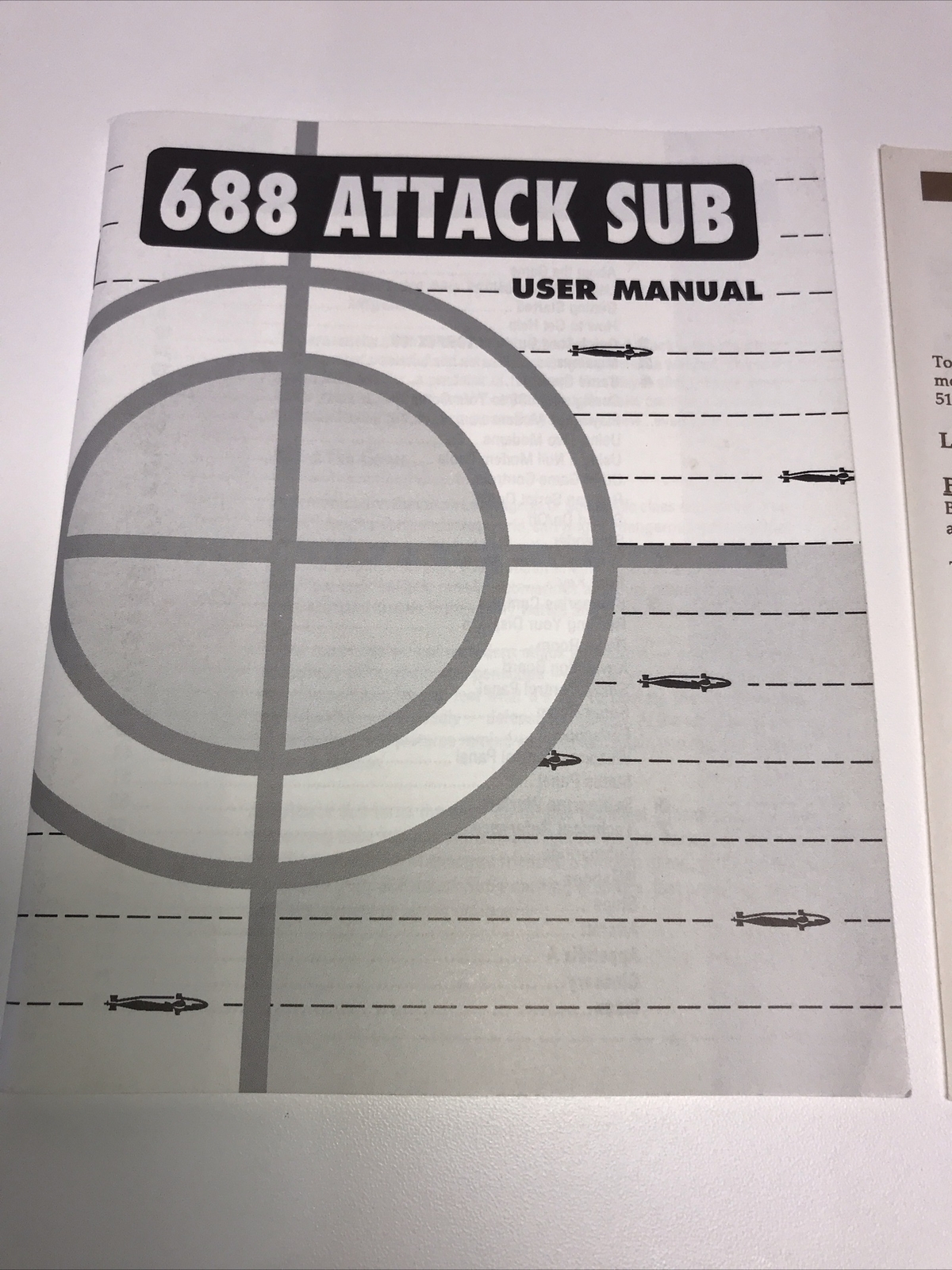 VTG Amiga Commodore 688 Attack Sub Game | eBay