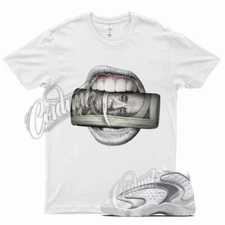 White ROLL T Shirt for Air J1 OG Metallic Silver Force 1 Max Plus Dunk 