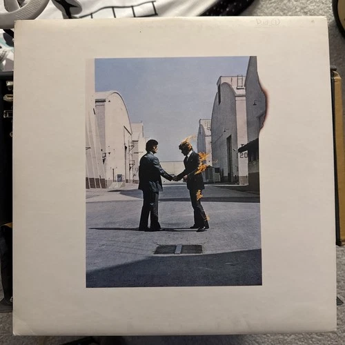 PINK FLOYD-WISH YOU WERE HERE,VINYL LP,1976 UK, VG+/G