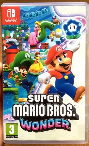 SUPER MARIO BROS WONDER COMPLET BOÎTE FLYER NINTENDO SWITCH VERSION FRA CIB OVP