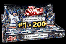 2025 Stadium Club #1 - 200 Complete Your Set