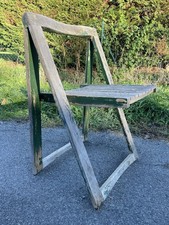 Aldo Jacober 1x Chaise Design pliante modèle Trieste Fauteuil de Jardin Pliable