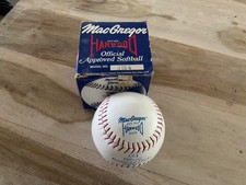 Leder Official Softball von 1979 Harwood Mac ...